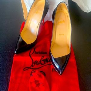 Christian Louboutin Corneille Black Patent 100M